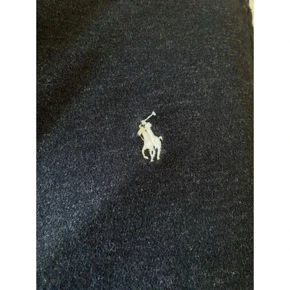 Polo Ralph Lauren Men's Polo Shirt Size Large Dark Gray Cotton
